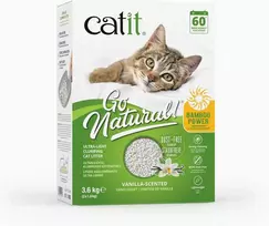 Catit - Natūralu! Bambukinis gumulėlių kačių kraikas - 2 x 1,8kg (3,6kg)