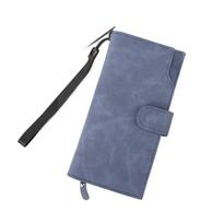 Hasp Business Wallet Large Capacity Card Holder Fashion Men Long Wallet  Daily kava