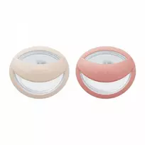 Dummy NUK Perfect Match 0-6m 2 pcs beige/red, 0-6 m