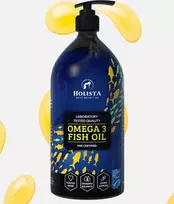 HOLISTA Omega 3 fish oil – papildai šunims ir katėms – 1000ml