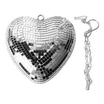 Silver Reflective Mirror Ball Foam Disco Ball reflective decor hanging mirror ball  bar ktv decor