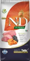 FARMINA N&D PUMPKIN - CAT Dry ėriena&Blueberry NEUTERED ADULT 5kg