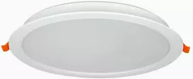 Įmontuojamas LED šviestuvas, 230Vac, 24W, 2350lm, šiltai balta 3000K, apvalus, MOLLY, LED line LITE