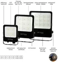 Atmosphera Led Line Prime Lauko šviestuvas PRIME CCT, 230Vac, 30W, 4200lm, 140lm/W, 3000K 4000K 5000K, IP66, 120°