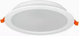 Euro Trade Įmontuojamas LED šviestuvas, 230Vac, 18W, 1750lm, šiltai balta 3000K, apvalus, MOLLY, LED line LITE