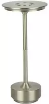 Royal Canin Led Line Lite Įkraunamas, stalinis šviestuvas CAMELIA, 2.5W, 250lm, CCT keičiamos spalvos, 4000mAh, sidabrinis
