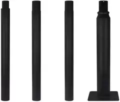 Led Line Prime Apšvietimo stulpo komplektas, surenkamas, 4m, juodas