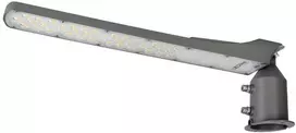 MicroConnect Led Line Lite Gatvės šviestuvas su foto rėle LED 230V 100W 10 000lm, 140° x 70° 4000K, pilkas, FLAMINGO, IP65, IK08