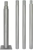 Schleich Led Line Prime Apšvietimo stulpo komplektas, surenkamas, 4m, pilkas