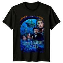 20,000 Leagues Under the Sea (1954) Movie Poster Inspired Unisex T-Shirt Retro 80s Tee XXXL