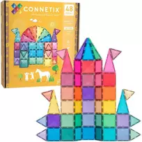 CONNETIX magnetinis konstruktorius - Glitter Castle Pack 48d.