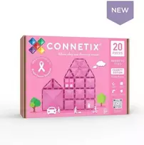 Pink CONNETIX - magnetinis konstruktorius 20d. - Charity Pack Rožinė