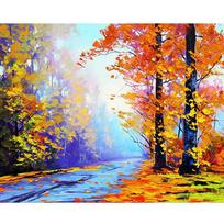 DIY 5D Diamond Painting Cross Stitch Oil painting autumn landscape Diamond Embroidery 20X30CM
