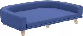 Aosom Šuns sofa 98x67x25 cm mėlyna, mediena