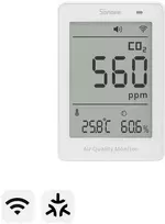 Sonoff AirGuard CO2 SAWF-08P Wifi temperatūros drėgmės ir CO2 sensorius, palaiko Matter