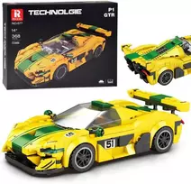 Konstruktoriaus rinkinys "Sportinis automobilis P1 GTR", geltonas/žalias, 368 el.