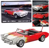 Konstruktoriaus rinkinys "Automobilis 1956 Vintage C1", raudonas, 249 el.