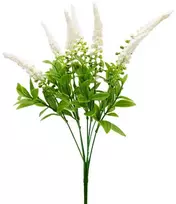 Dirbtinė balta Veronikos puokštė, 38 cm