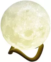 3D Gaminiai Stalinis LED šviestuvas Mėnulis