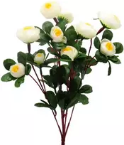Dirbtinė vėdryno puokštė, 34 cm - Rožinė