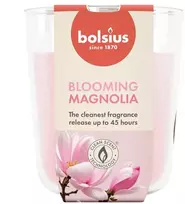Žvakė, aromatinė Bolsius Blooming Magnolia, 45 h, Rožinė