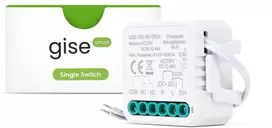 GISE Smart Pojedynczy moduł przekaźnikowy bezpotencjałowy niskonapięciowy WiFi | Tuya | GSS-WF-DRDC