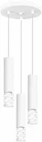 Sollux Lighting LIRO vandenyno žalios spalvos modernus plieno pakabinamas šviestuvas, 3 x GU10 LED, 10 W, baltas