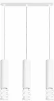 Sollux Lighting LIRO vandenyno žalios spalvos modernus plieno pakabinamas šviestuvas, 3 x GU10, 10 W, baltas