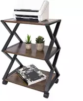 Spacetronik Laisvai pastatoma grindų lentyna ant ratukų SPC114BR