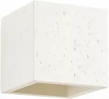 Sollux Lighting Persų indigo kvadratinis betoninis sieninis šviestuvas, smėlio spalvos, pramoninis, kvadratinis, 8W, G9