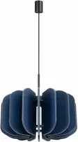 Pakabinamas šviestuvas Sollux Lighting MULA modernus pakabinamas ir toršeras, veltinio gaubtas, 45 cm, juodas rėmas