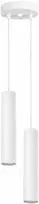Sollux Lighting LAGOS vandenyno žalios spalvos modernus plieno sieninis šviestuvas, 2 x GU10, 10 W, baltas