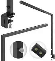 Spacetronik GLOW D22 Pro šoninė LED stalinė lempa, juoda