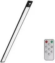Belaidė LED lempa su judesio jutikliu, 60 cm, juoda