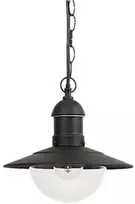 Pakabinamas šviestuvas Pakabinamas lauko šviestuvas Oslo IP44 Rabalux 60W E27 D24cm juodas