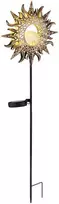 Globo Toys LED lauko šviestuvas su saulės baterija IP44 Globo 3000K 3V žalvario sp.