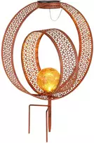 Globo Toys LED lauko šviestuvas su saulės baterija IP44 Globo 2700K 3V aukso spalvos
