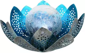 Globo Toys LED lauko šviestuvas su saulės baterija IP44 Globo 6500K 3V mėlynas