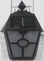 Solar Light Sieninis lauko šviestuvas su saulės baterija IP44 SolarLight 2LED 1xAA H9.2cm