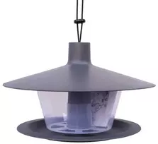 Kabinama lesykla laukiniams paukščiams Finch Plastia D28.5x17cm pilka