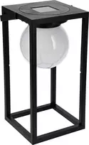 Mondex Lauko šviestuvas su saulės baterija IP44 15x15x30cm juodas