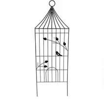 Dekoratyvinės grotelės vijokliniams augalams W38.5cm H118cm metalinės/juodos