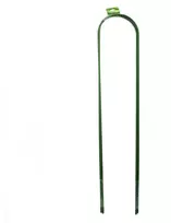 Pusapvalės atramos augalams 2vnt. D11cm/H1.50m metalinės/žalios