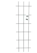Grotelės vijokliniams augalams 150x45cm/D4-5mm žalios/metalinės/PE