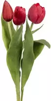 Dirbtinė gėlė tulpė 36cm raudona