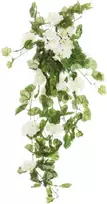Tammer Nukaręs dirbtinis augalas 4Living 80cm pelargonija/balta