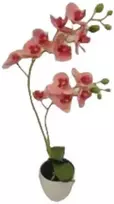 Dirbtinė orchidėja vazone 52cm rožinė