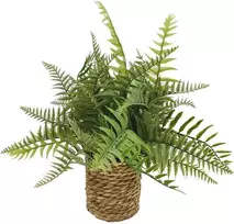 Dirbtinis augalas pintame vazone 30cm papartis