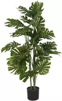 Dirbtinis augalas vazonėlyje 120cm monstera 1