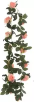 Tammer Dirbtinių augalų girlianda 4Living 180cm rožės/raudonos
